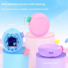 For Tamagotchi Paradise Console Soft Silicone Protective Cover  Protective Film
