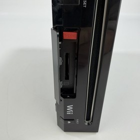 Nintendo Wii Black Console RVL-101 W Remotes Nunchuks Accessories Tested Working