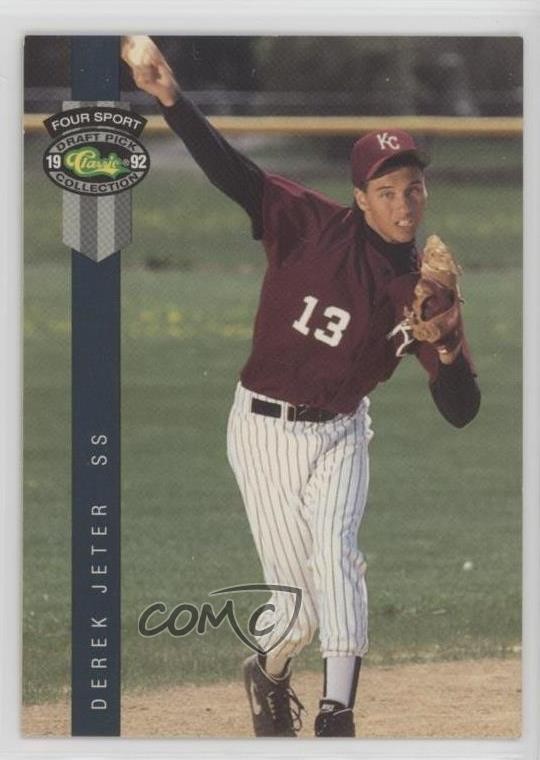 1992 Classic Four Sport Draft Pick Collection Derek Jeter #231 HOF 13un