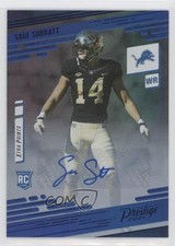 2021 Prestige Rookies Xtra Points Premium Blue Signatures Sage Surratt Auto fm0