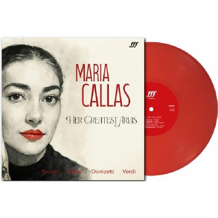 CALLAS, Maria - Her Greatest Arias - Vinyl (180 gram translucent red vinyl LP)