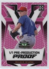 2023 Leaf Eclectic Pre-Production Proof Pink Clear Unsigned 1/1 River Ryan ob9