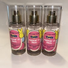 Bath  Body Works PEEPS Peepin' It Real Fine Fragrance Mist Mini 2.5 fl oz 3x 