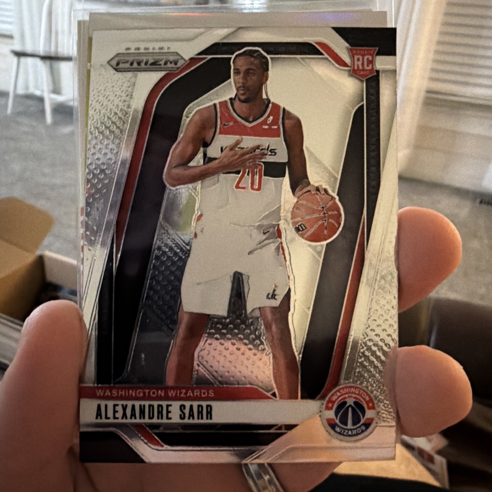 2024-25 Panini Prizm Alexandre Sarr RC #264 Washington Wizards