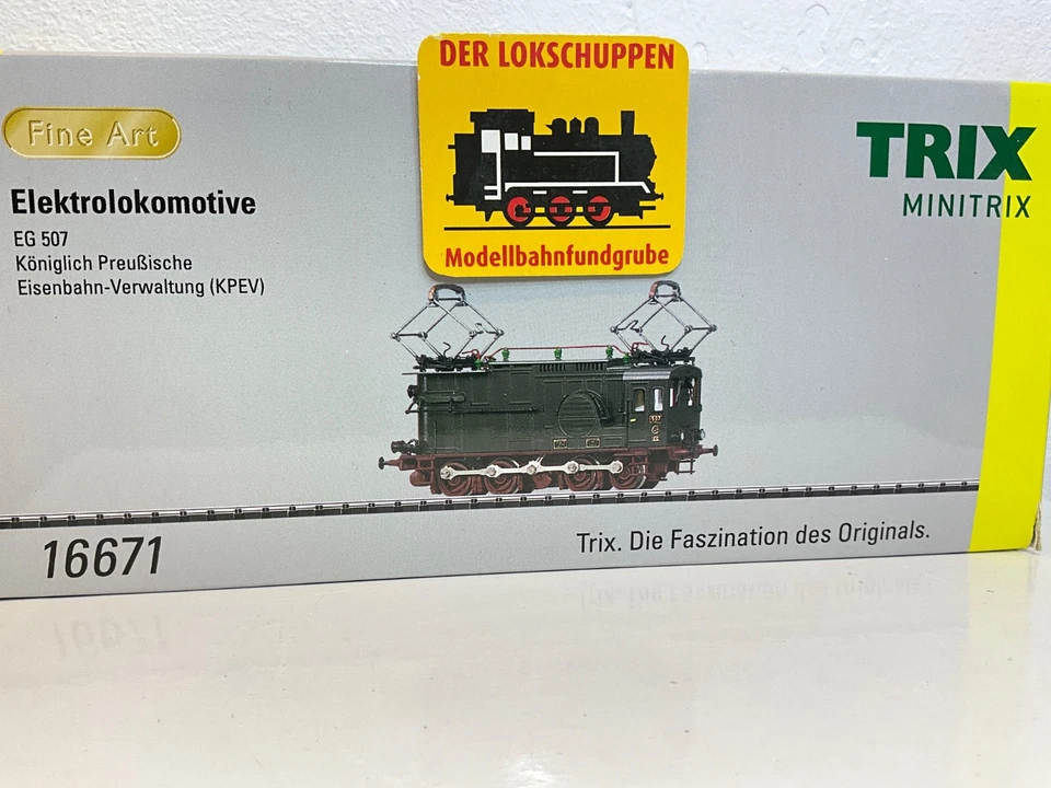 Minitrix 16671: EG507 KPEV, Fine Art, Handarbeit/Kleinserie,  +WIE NEU+1:160 [H]