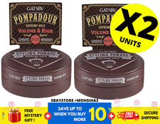 GATSBY Styling Pomade Supreme Hold 75g   Strong Hold Men  s Hair Wax  X 2 