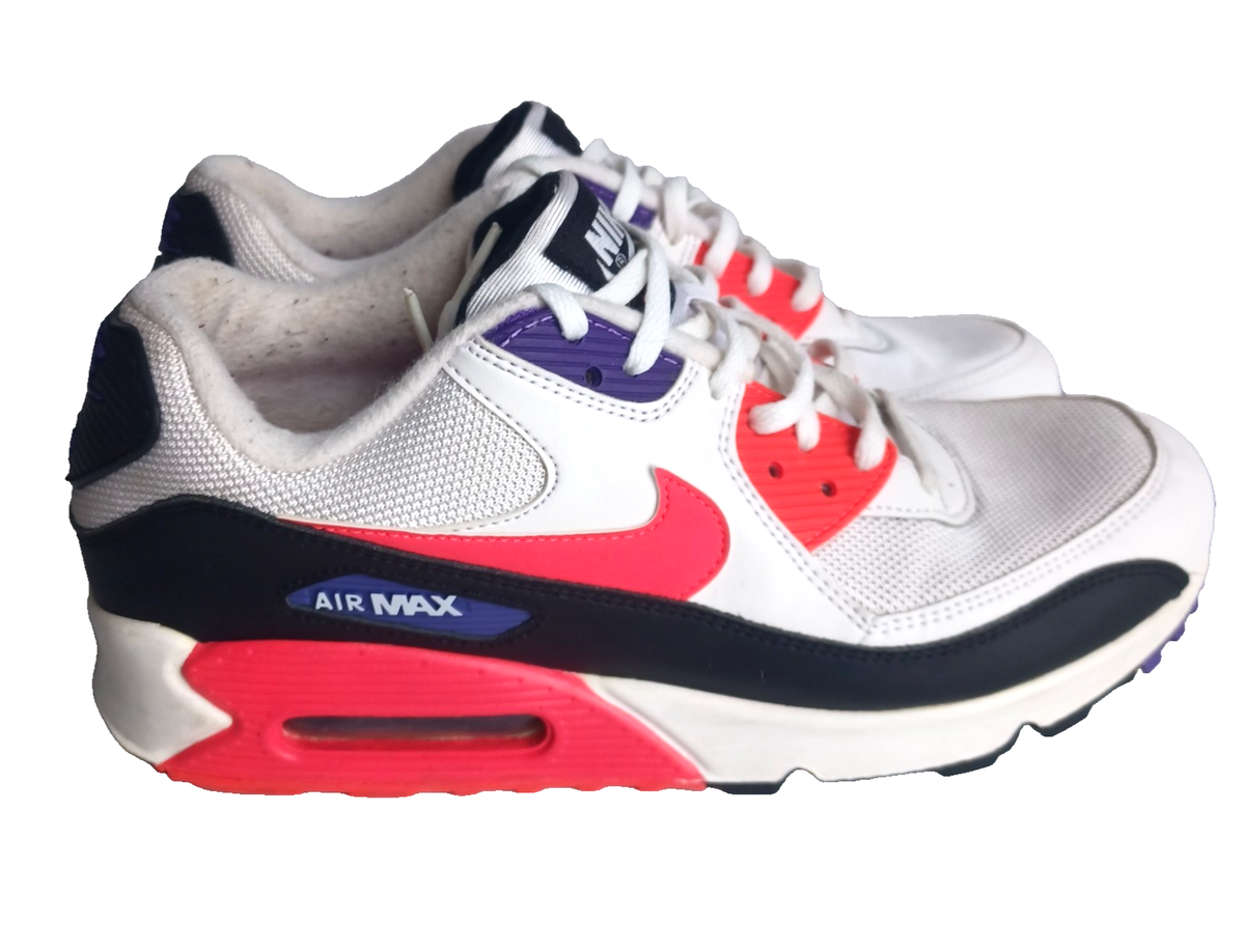 Size 9.5 - Nike Air Max 90 Essential Raptors AJ1285-106 WHITE/RED