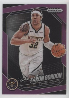 2024-25 Panini Prizm Black Purple Prizm 91/99 Aaron Gordon #56 0r5k