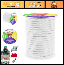 Soft White Drawstring Cords for Sweatpants  Bags - 50 Yds 3mm Cotton Cording