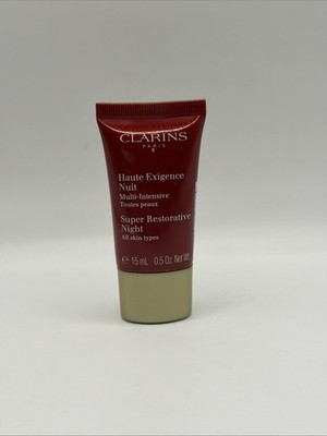 CLARINS Super Restorative Night Cream All Skin Types 0.5 oz / 15 ml