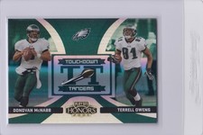 2005 Playoff Honors DONOVAN MCNABB/TERRELL OWENS Tandems Foil 040/100 Eagles