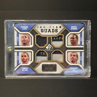 2009-10 Upper Deck SP Lewis/Howard/Nelson/Lee Tag Team Quads Patch 08/10