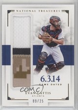 2016 Panini National Treasures Game Dated Prime 9/25 Evan Gattis #GD-EG 0s5