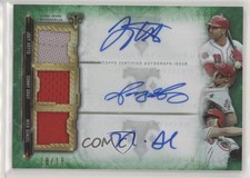 2020 Triple Threads Relic Combos Emerald 18/18 Nick Senzel Joey Votto Auto 6fs
