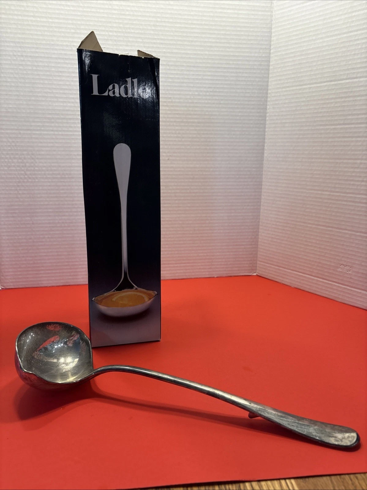 LEONARD TOWLE—Colonial Silver Plated 13” Ladle(tc)