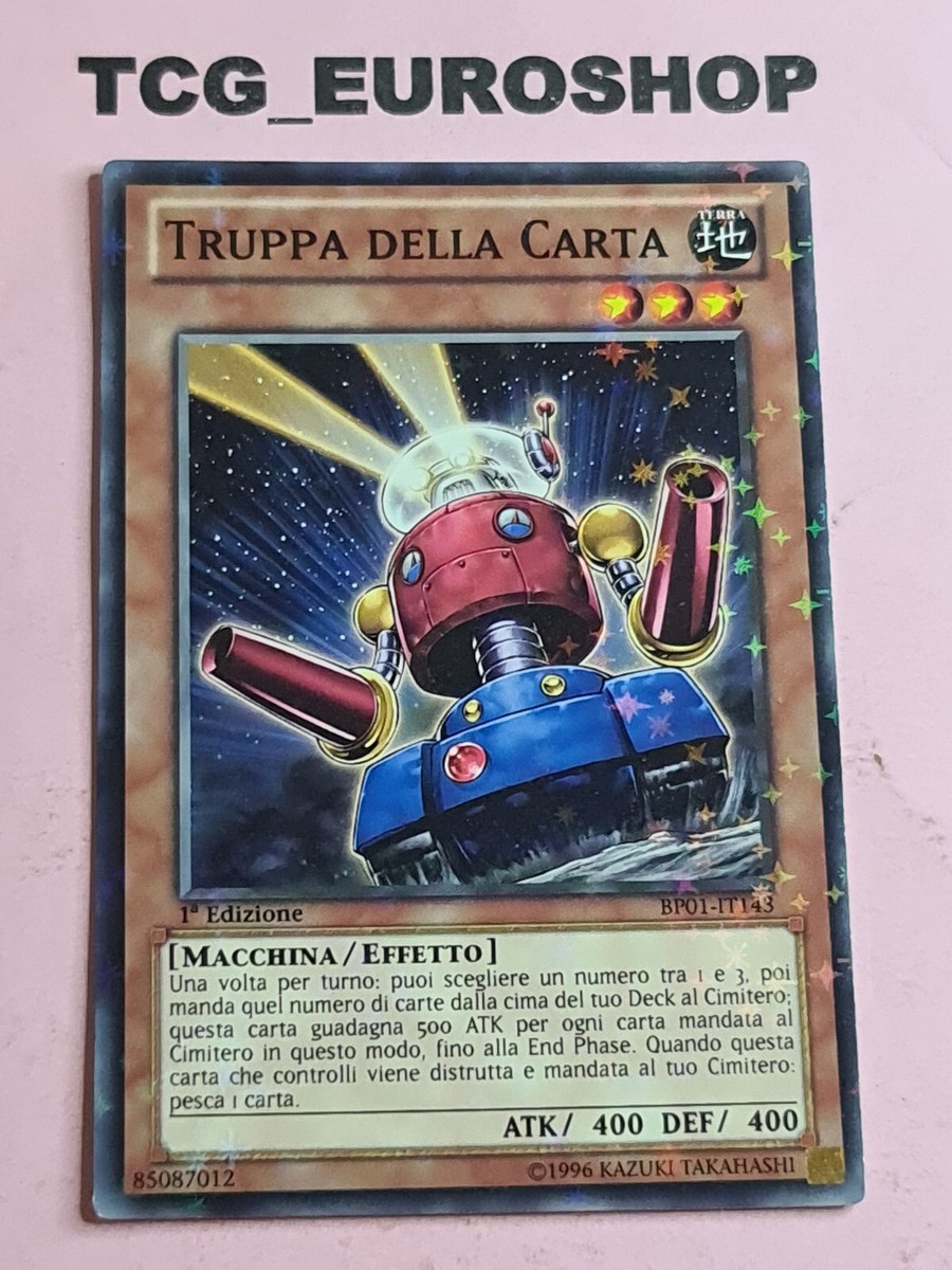 遊戯王 Card Trooper CARD TROOPER ○ YUGIOH ○ BP01 ○ ITALIAN ○ STARFOIL RARE ○ NM