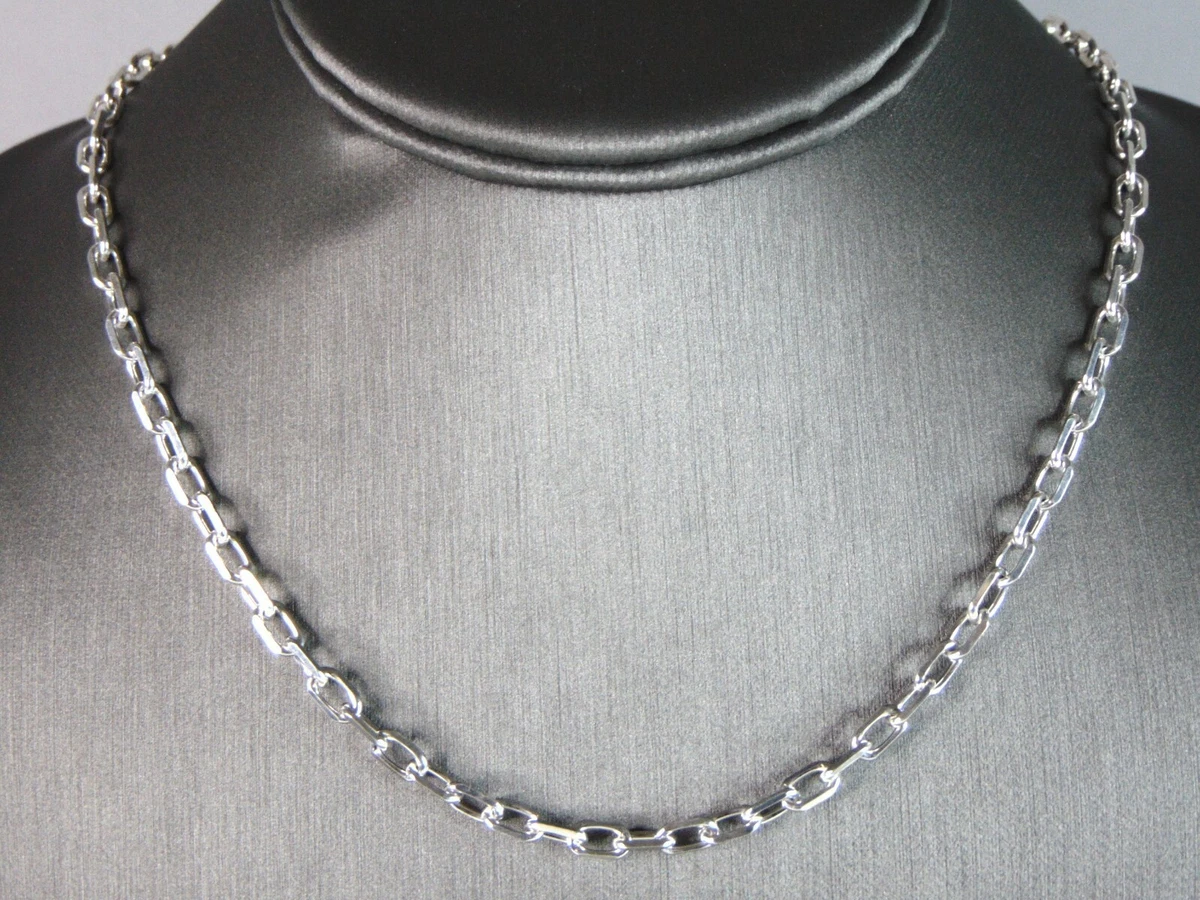 Ebay mens deals silver necklace