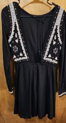 h and m open back dress H & M embroidered and Beaded open back dress