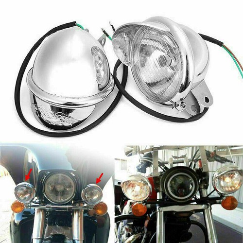 Parasol antiniebla de punto ámbar para Honda Vtx 1300 C R S retro de 2 piezas - Imagen 4 de 9