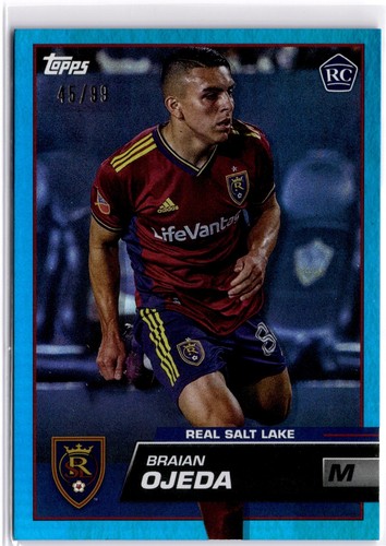 2023 Topps Ammiraglia MLS pellicola blu /99 1-200 (set completo) - Foto 34 di 55
