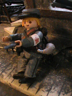 Playmobil Custom : Général Confédéré (US-1861) – Figurine Western Occasion - Ref-0007Bis