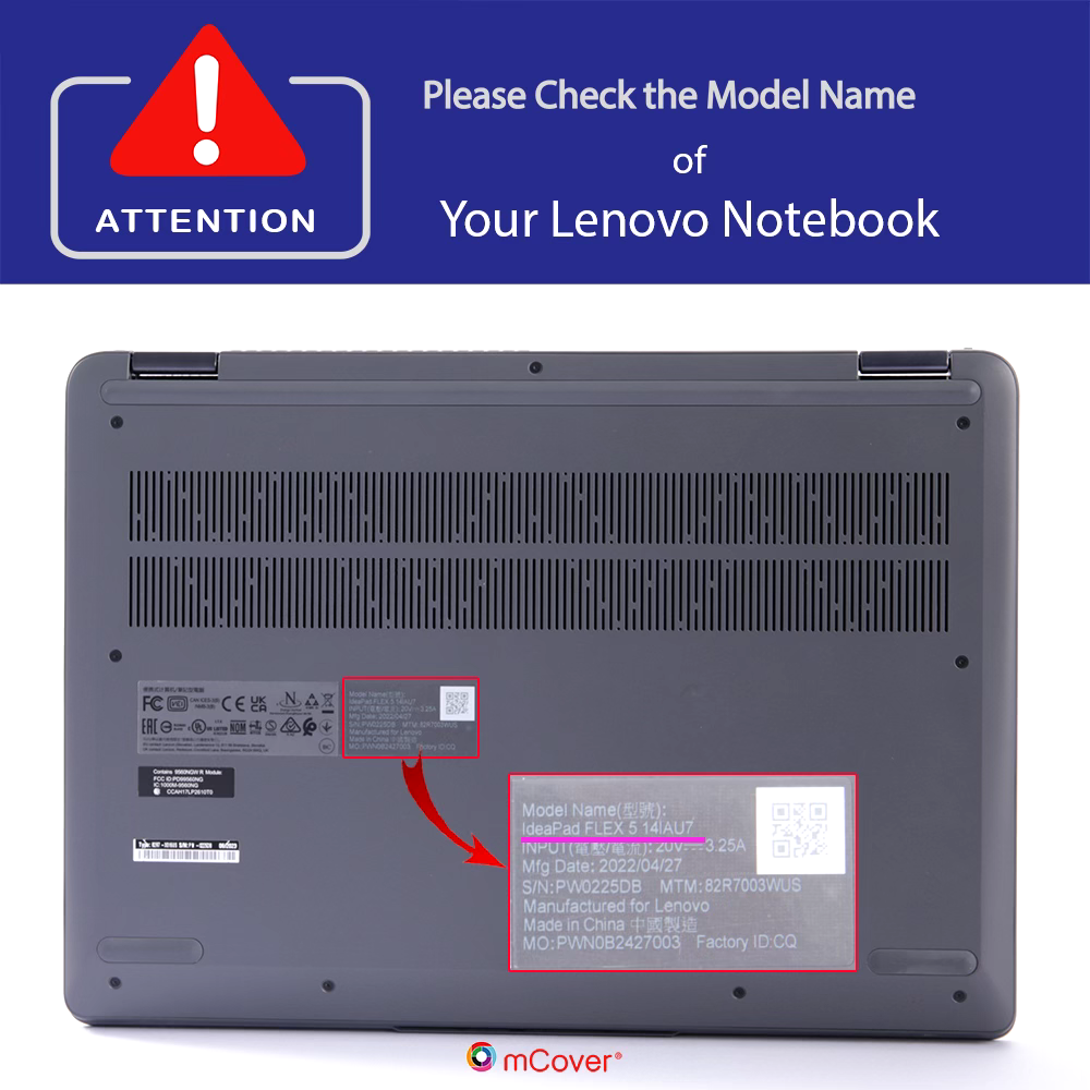 mCover Harde hoes voor Lenovo IdeaPad Flex 5 14ALC7 / 14IAU7 / 14ABR8 / 14IRU8 Series Windows Laptop (niet voor Chromebook 14ALC7 / 14IAU7 / 14ABR8 / 14IRU8**) - Aqua