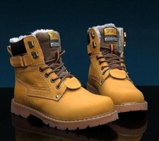 Sneakers uomo casual invernali da lavoro formali stringate calde neve stivaletti oversize