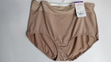 WARNER'S 2XL/9 BRIEF NO PINCHING NO PROBLEM WAIST BAND NUDE PANTY NEW WITH TAGS