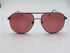 Vintage Sebastiano Gray Metal Pilot Sunglasses Japan FRAMES ONLY