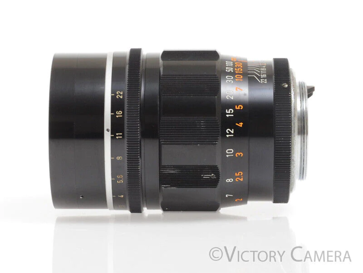 Canon LTM Leica Mount 100mm F2 Black Lens [EXC-] | eBay