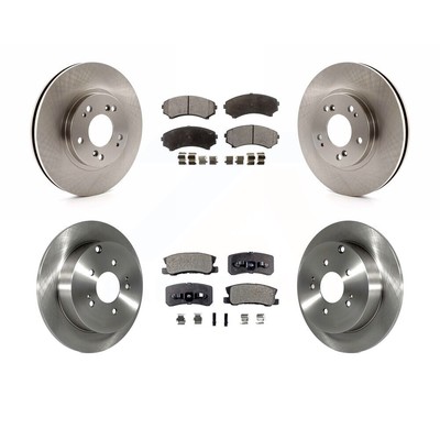 Front & Rear Ceramic Brake Pads & Rotors Kit for 2004-2008 Mitsubishi Endeavor