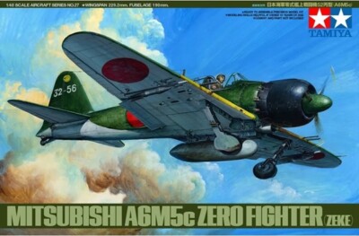 Tamiya 61027 - 1/48 Japanese A6 M5C Type 52 Zero Fighter - New