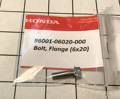 96001-06020-000 NOS Honda Flange Bolt – 6x20mm – Genuine OEM