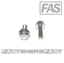 (25) M8 x 1.25 x 25 Stainless Steel DIN6921 A2 Hex Flange Bolts M8x25mm Flange