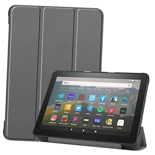 Tablet Case Fits 8 inch Tablet,Slim Soft TPU Back Smart Magnetic Stand-image