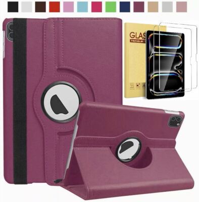 Case For iPad Air 11'' 13'' M3 M2 iPad Pro 11'' 13'' M4 Cover/Glass Screen Protector