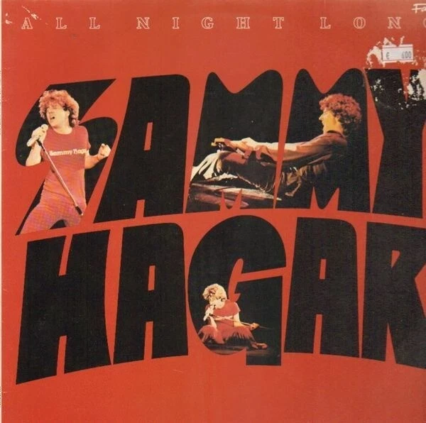Sammy Hagar All Night Long Reissue Cerca De Mint Capitole Vinyl LP - Imagen 1 de 1