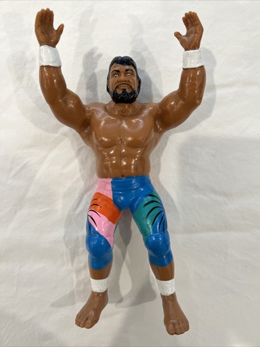 WWF Titan Sports LJN 1980�s RARE HAKU black Card S...