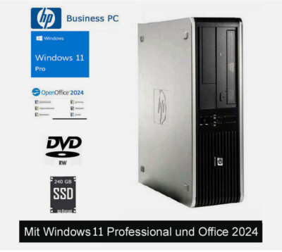 HP Business - SFF Computer. Mit Windows 11 Professional und OpenOffice 2024