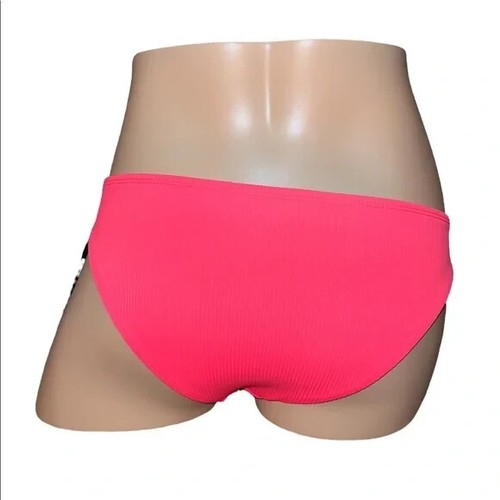 California Waves Juniors Ribbed Hipster Bottoms Atomic Orange Small NWT - Picture 3 of 8