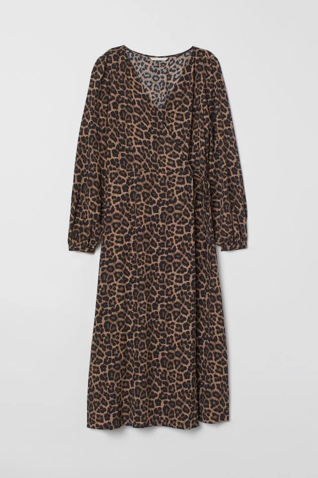 H&m leopard print dress 2025
