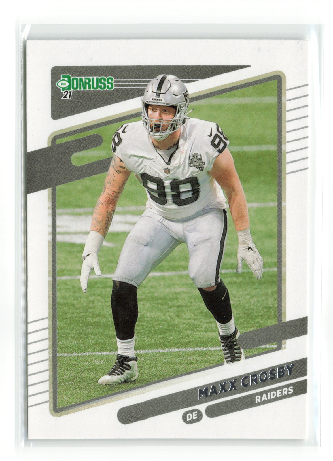 MAXX CROSBY #87 2021 PANINI DONRUSS RAIDERS