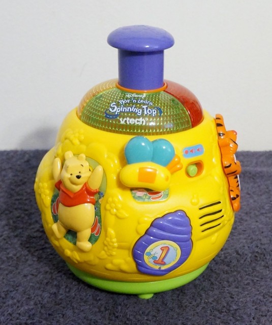 Disney Winnie The Pooh Play 'N Learn Spinning Top Vtech | eBay