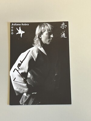 Juliane Robra Judo Autograph Photo Original Signed #34143