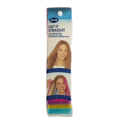 Vintage Goody Get It Straight Hair Straighteners Gentle No Heat Pack of 4 New