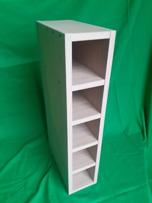 150x705x330mm WINE RACK Lisbon OAK KITCHEN CABINET PRE BUILT BASE 2x  LEGS UK