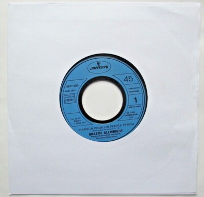 GRAEME ALLWRIGHT - RARE 45T PROMO 7'' (SP) ''LIED FÜR EIN VERLORENES VOLK''