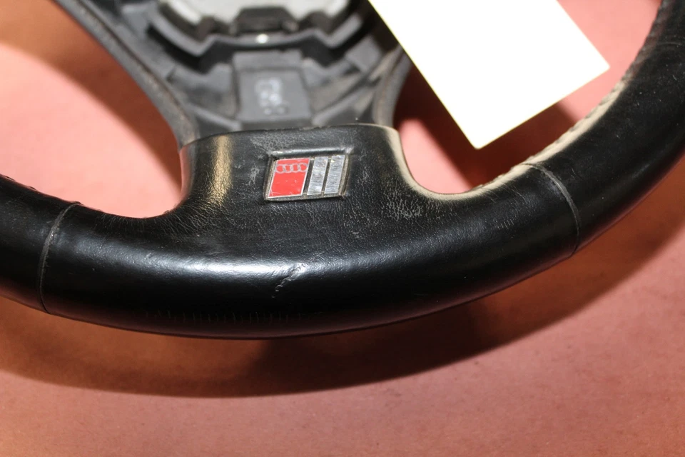 2000-2001 AUDI S4 LEATHER STEERING WHEEL 4108 - Image 4 of 4