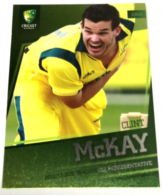 2012-13 SE BIG BASH CRICKET CARD AUST. REPRESENTIVE CARD AR24 CLINT MCKAY