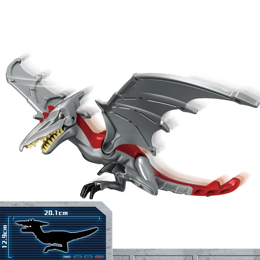 Indominus Rex Jurassic World Park Dinosaur Figure Building Blocks Toy Kids Gifts - image 3 of 4